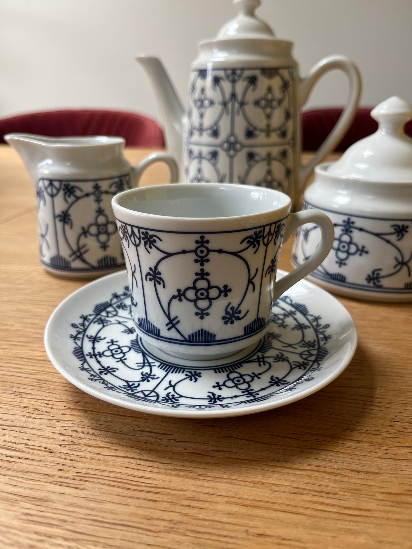 Blauw Saks servies