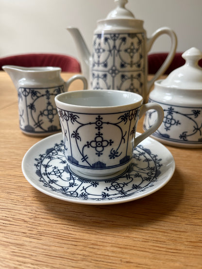 Blauw Saks servies