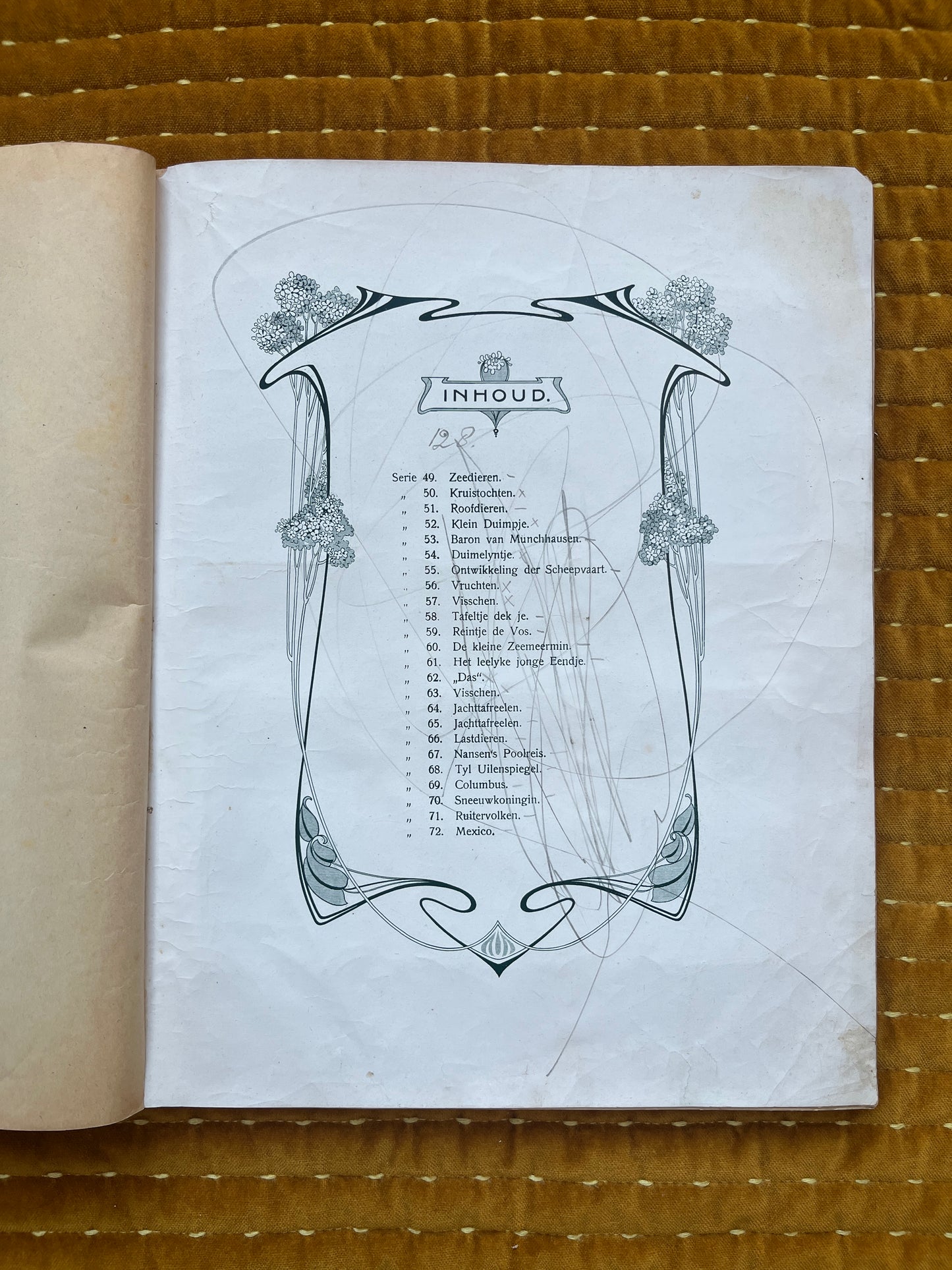 Verkade Bilderalbum 3, Serie 49-72, 1905, vollständig