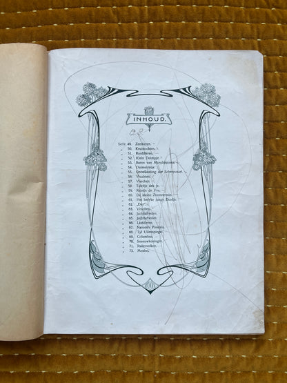 Verkade Bilderalbum 3, Serie 49-72, 1905, vollständig