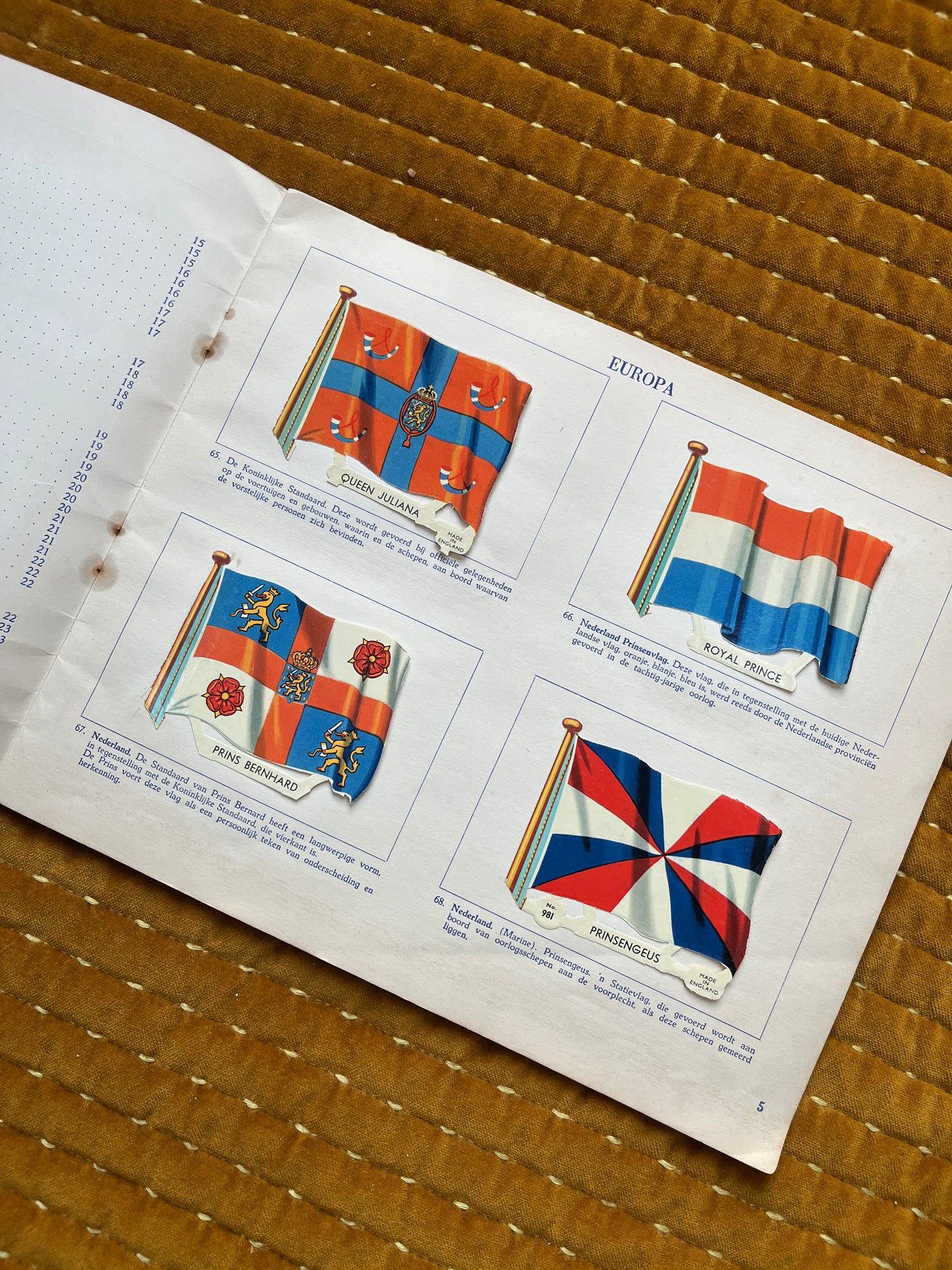 Vlaggenalbum van de gehele wereld Deel 2 1950