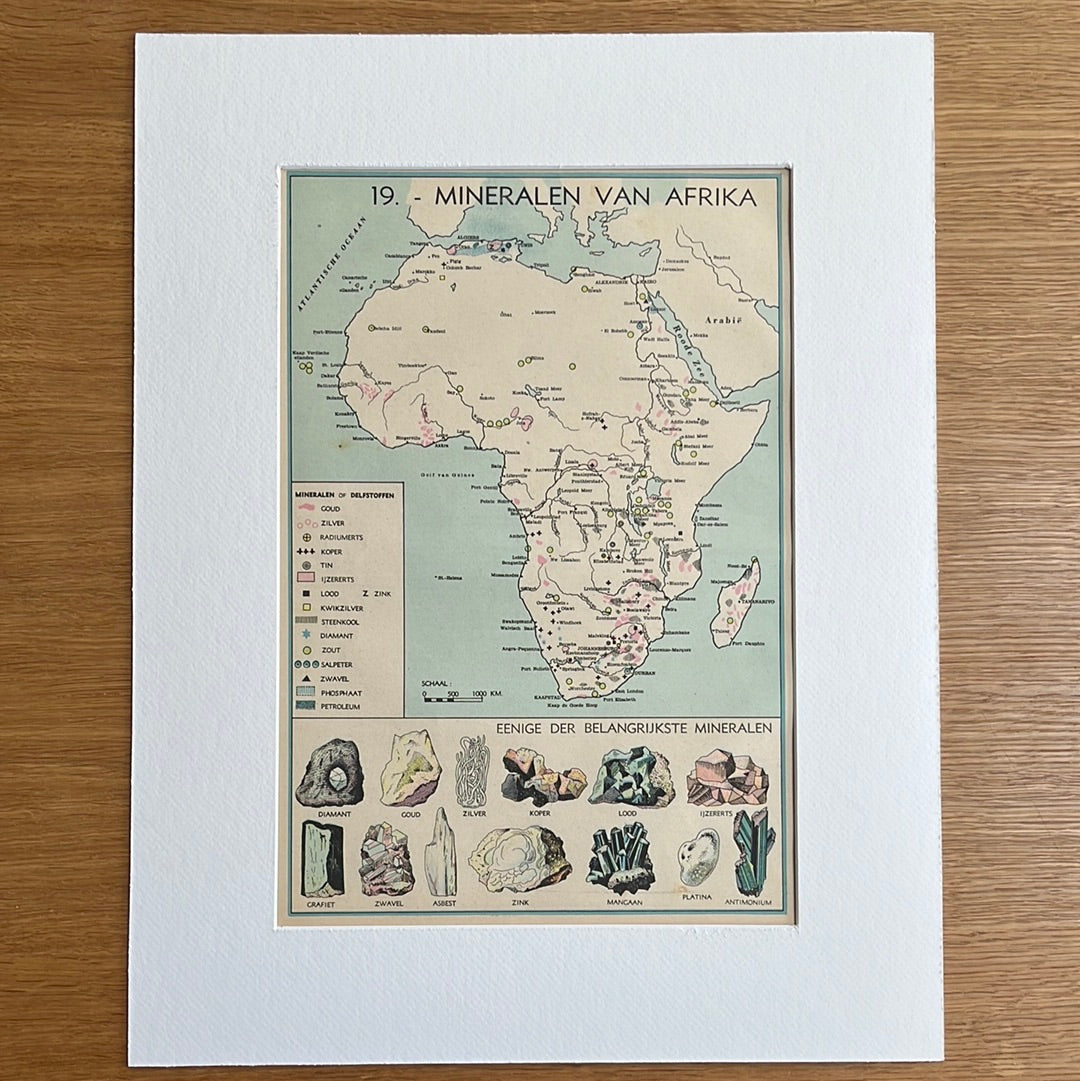Mineralen van Afrika 1939