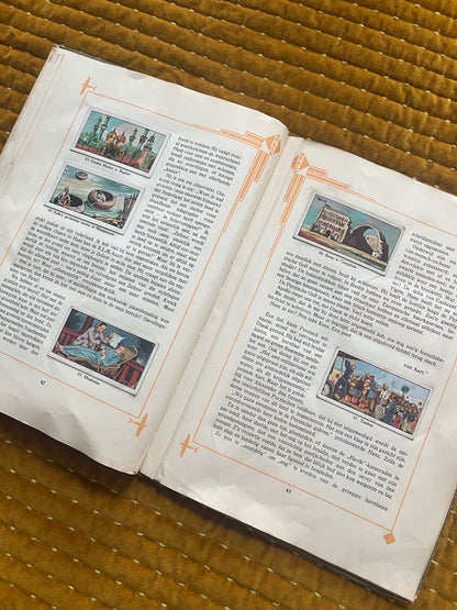 Langs den luchtweg van Amsterdam naar Batavia plaatjesalbum 1933