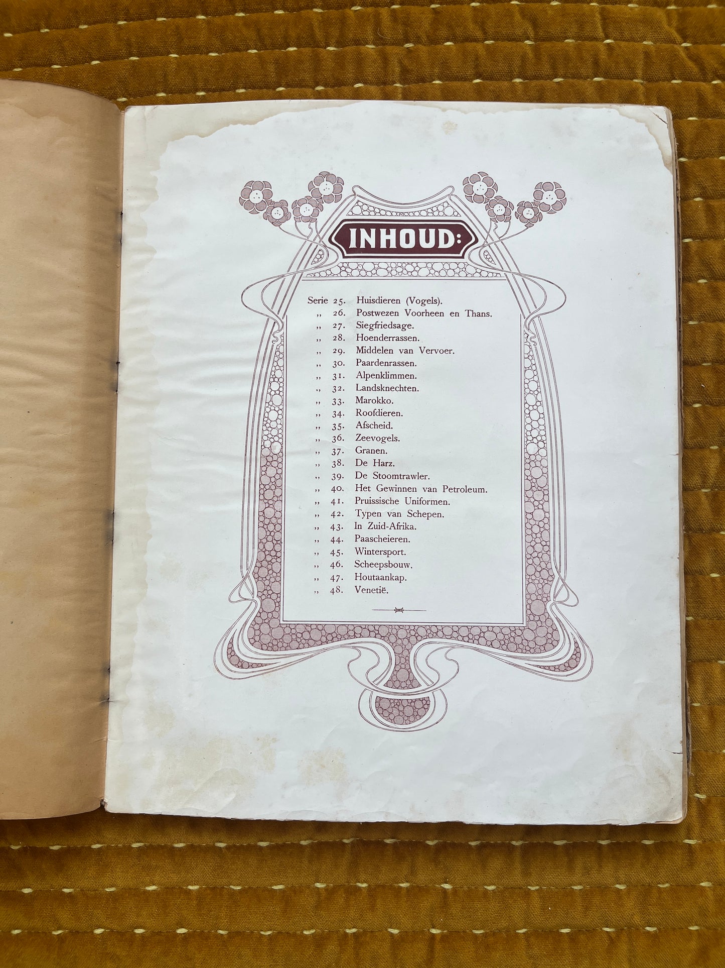 Verkade Plaatjesalbum 2 serie 25-48 1904 compleet