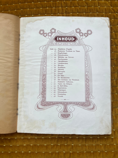 Verkade Plaatjesalbum 2 serie 25-48 1904 compleet