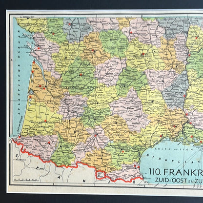 Frankrijk Zuidoost en Zuidwest 1939