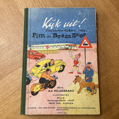 Kijk uit! Reisavonturen van Pim en Bram Snor plaatjesalbum 1948