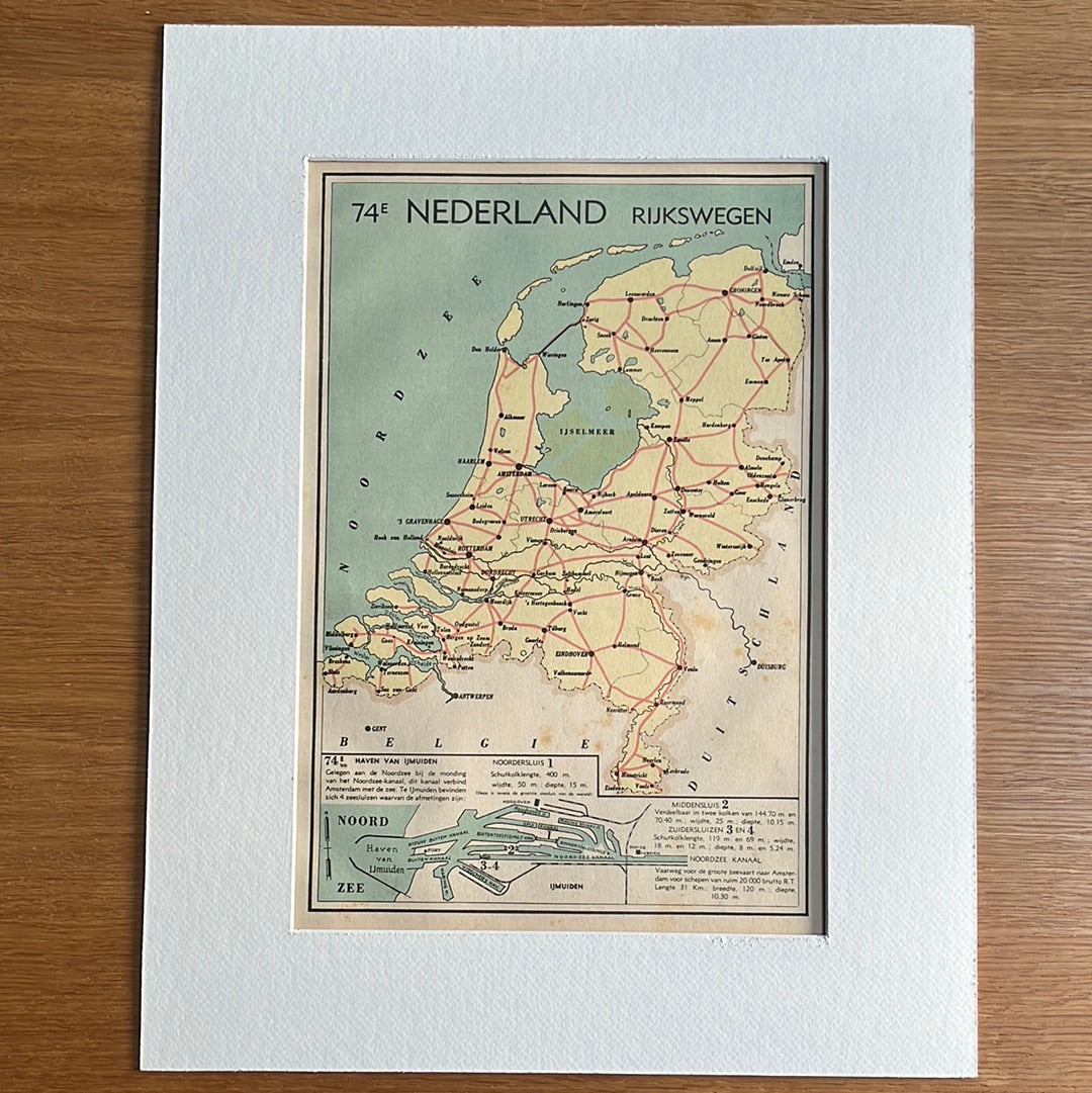 Nederland rijkswegen 1939