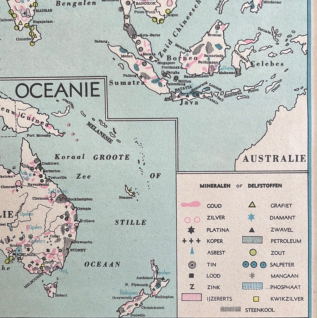 Mineralien Asiens und Ozeaniens 1939