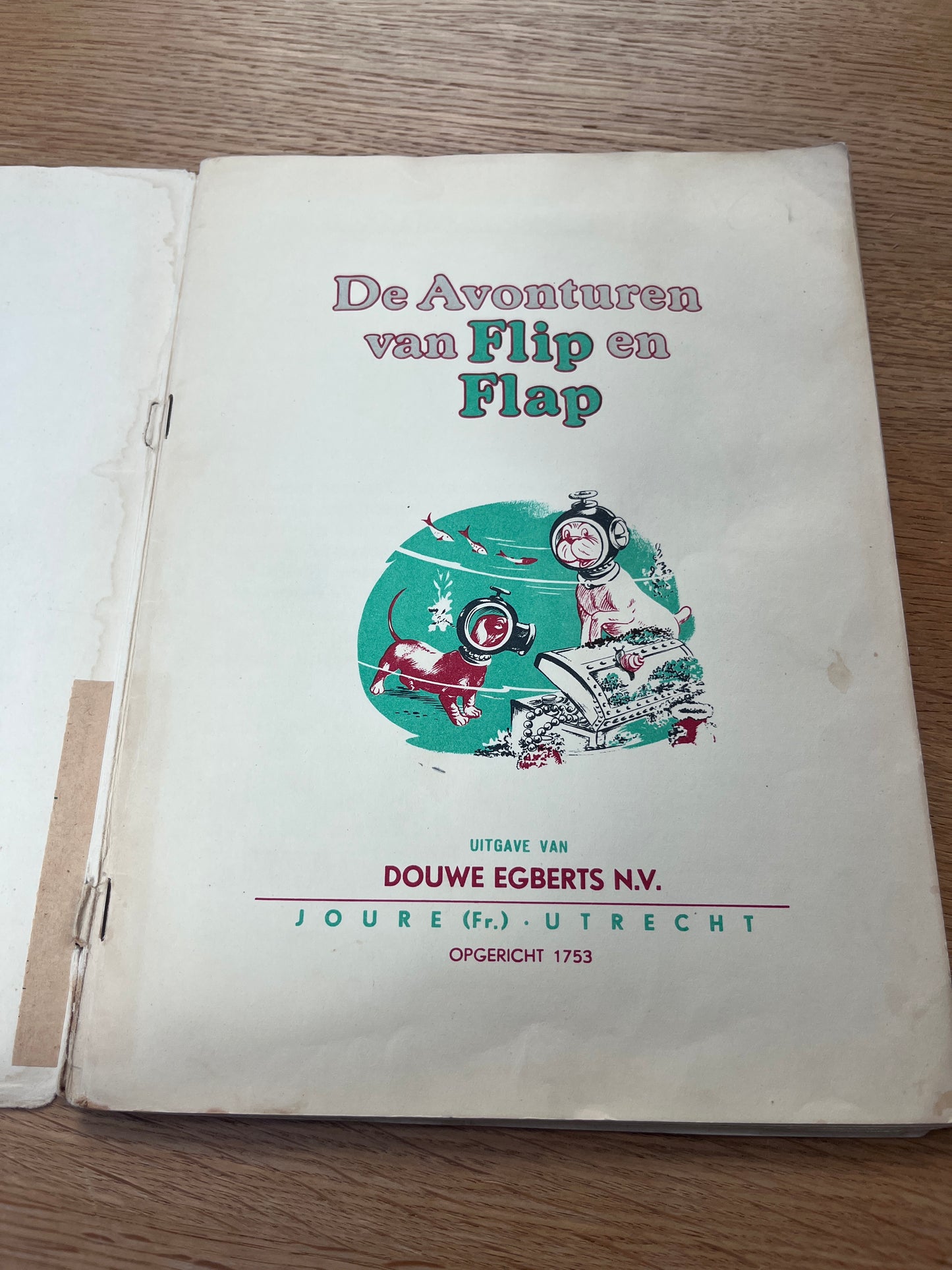 Plaatjesalbum De avonturen van Flip en Flap Deel 3