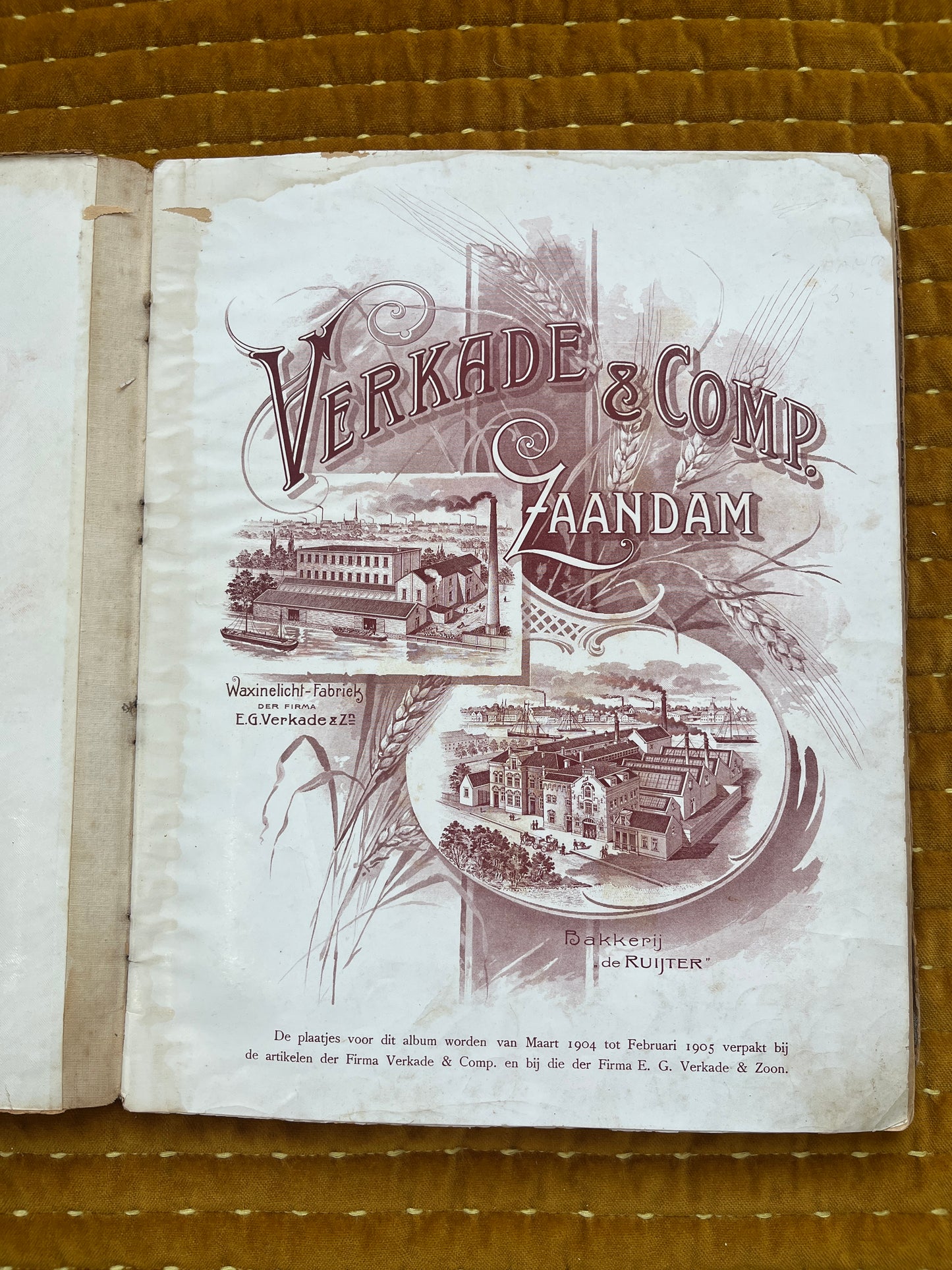 Verkade Plaatjesalbum 2 serie 25-48 1904 compleet