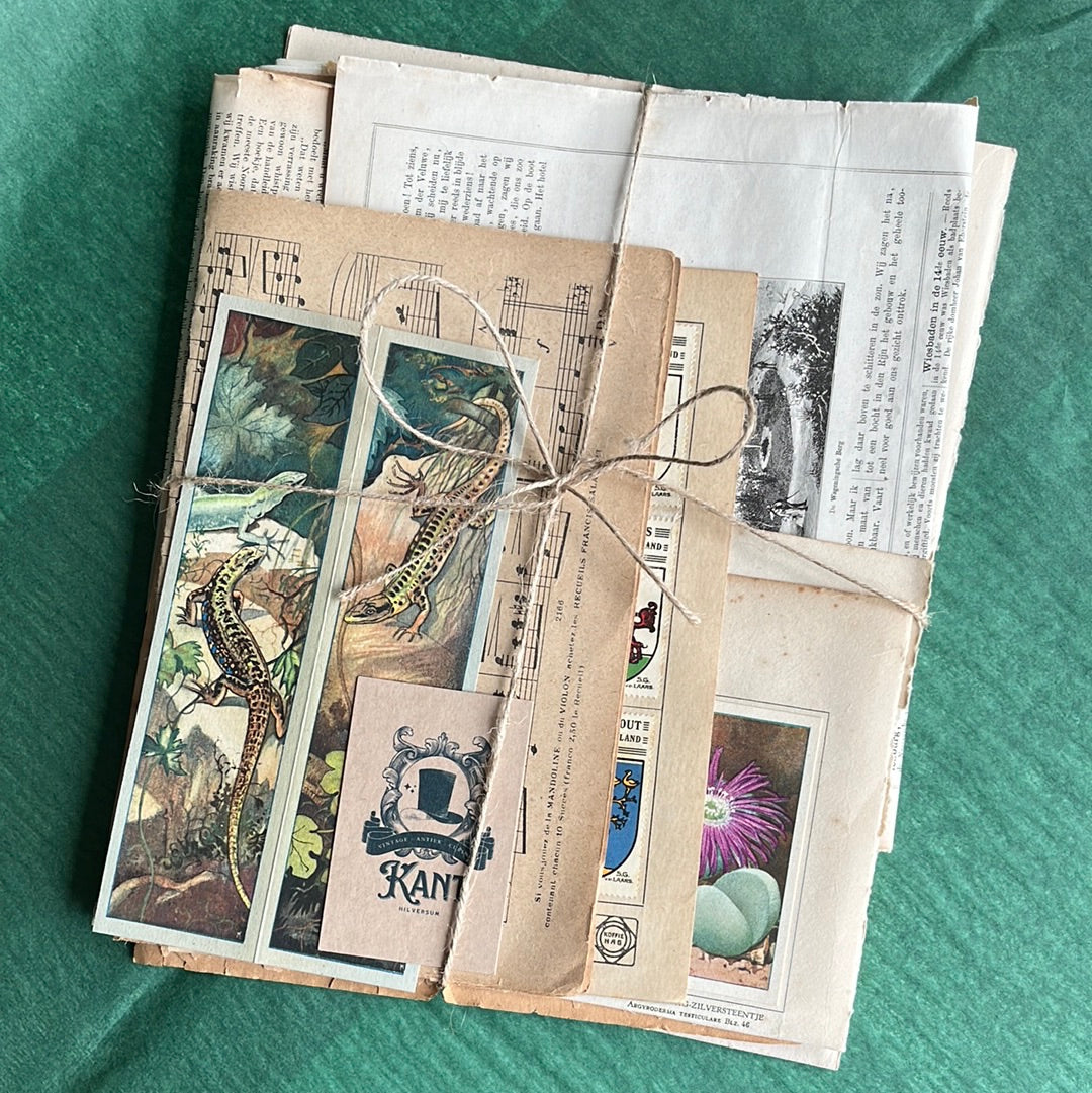Vintage-Papierpaket / Journal-Papierpaket