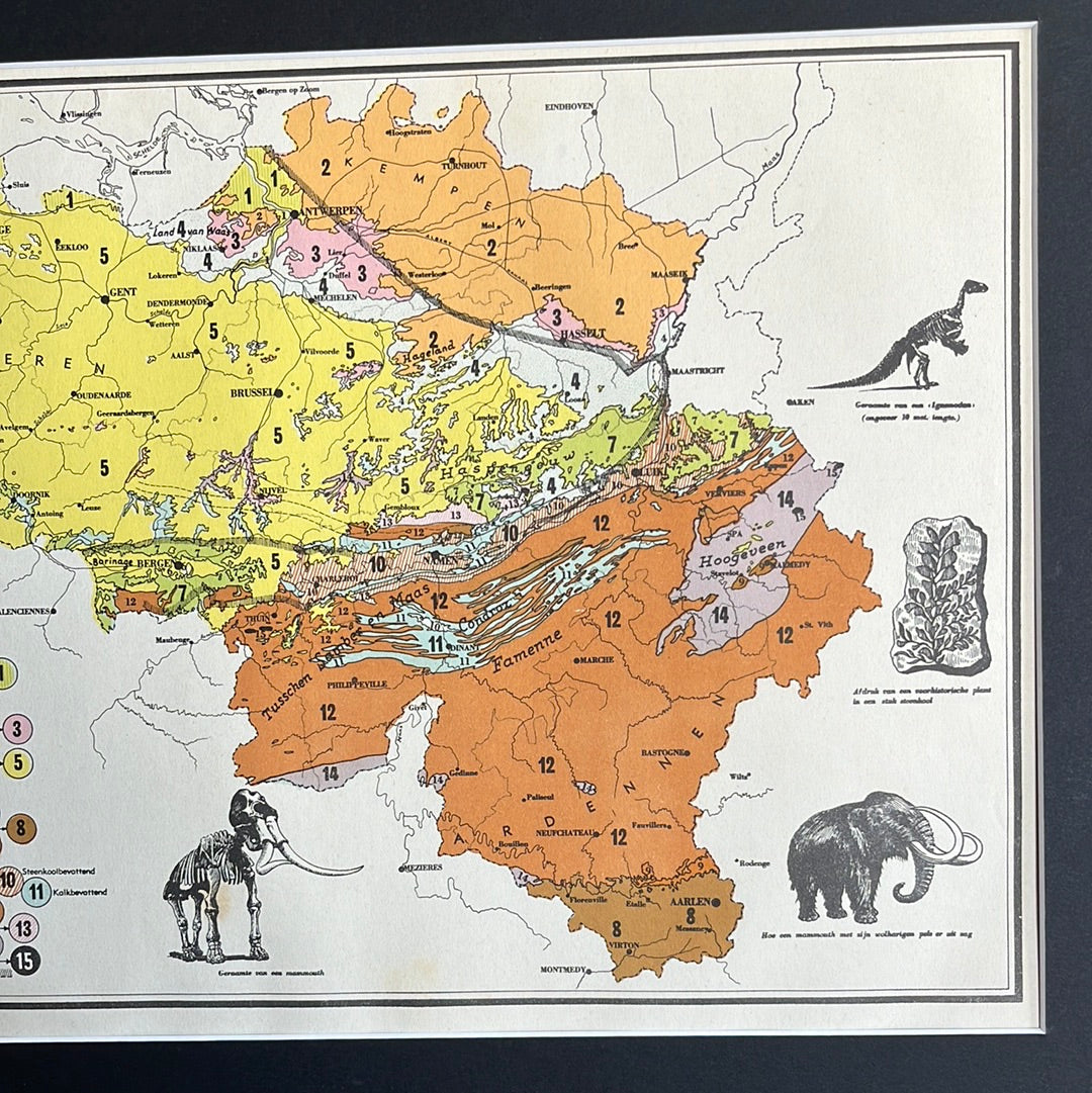 Geologische kaart van België 1939
