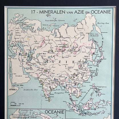 Mineralien Asiens und Ozeaniens 1939