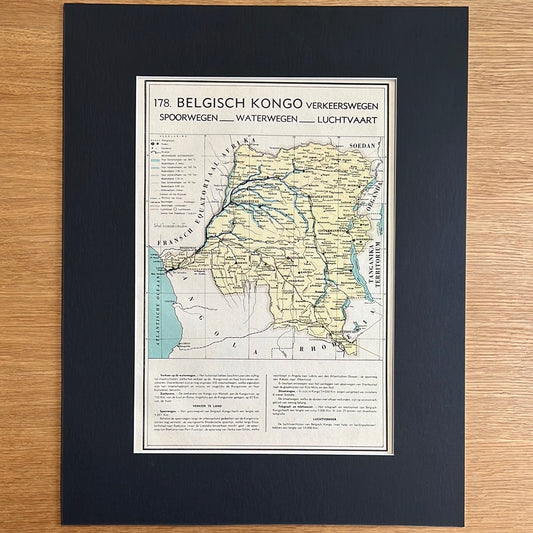 Belgian Congo highways 1939