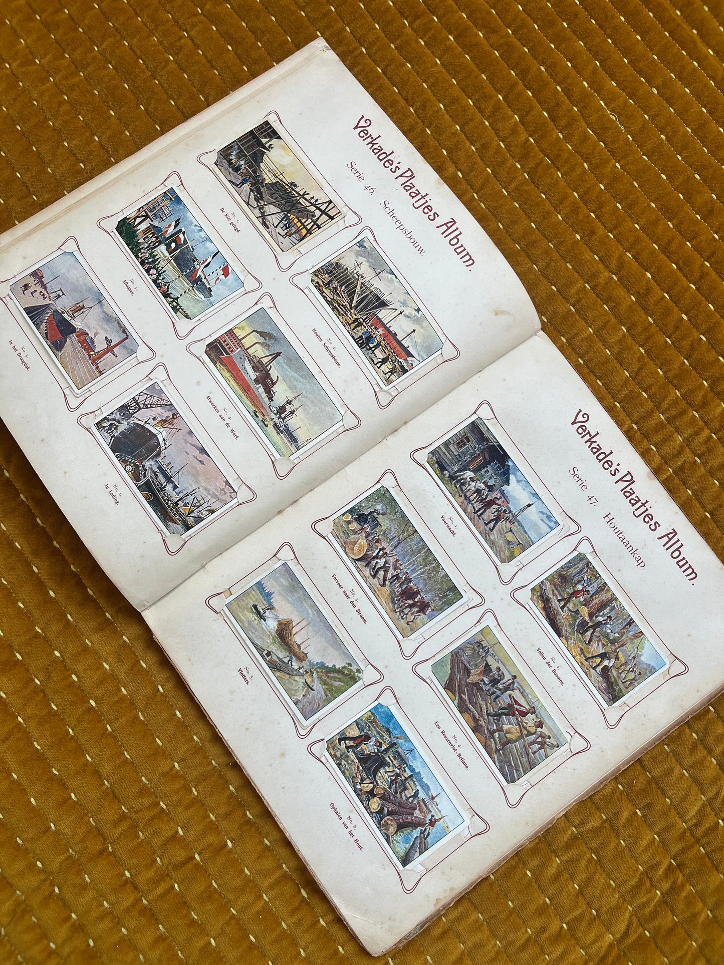 Verkade Plaatjesalbum 2 serie 25-48 1904 compleet