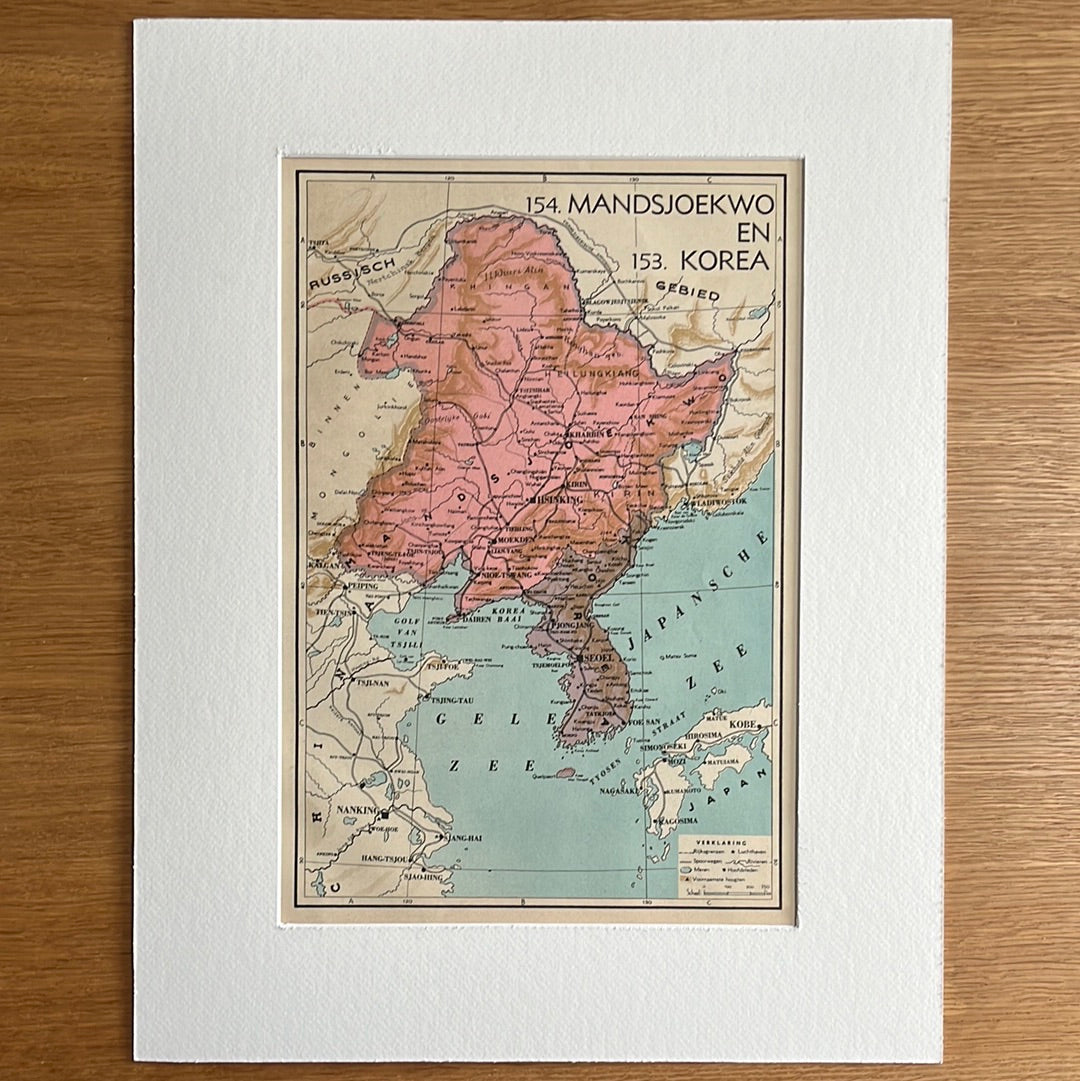 Mandschukuo und Korea 1939