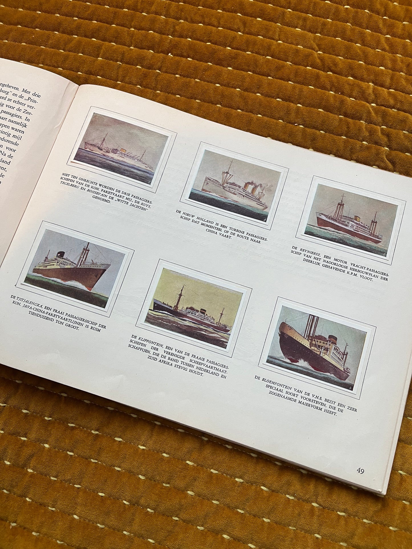 Het zeegat uit. Plaatjesalbum 1952