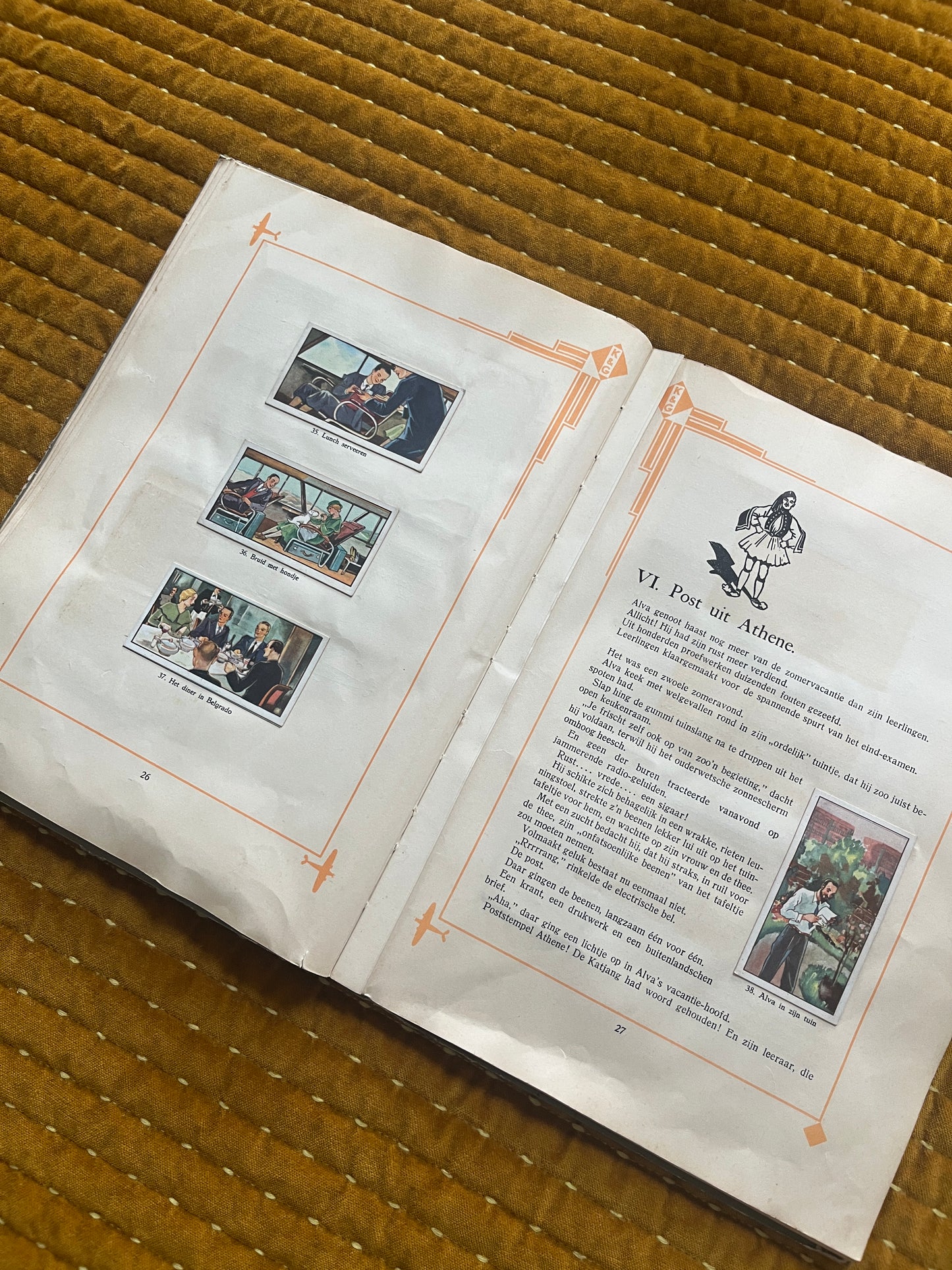 Langs den luchtweg van Amsterdam naar Batavia plaatjesalbum 1933