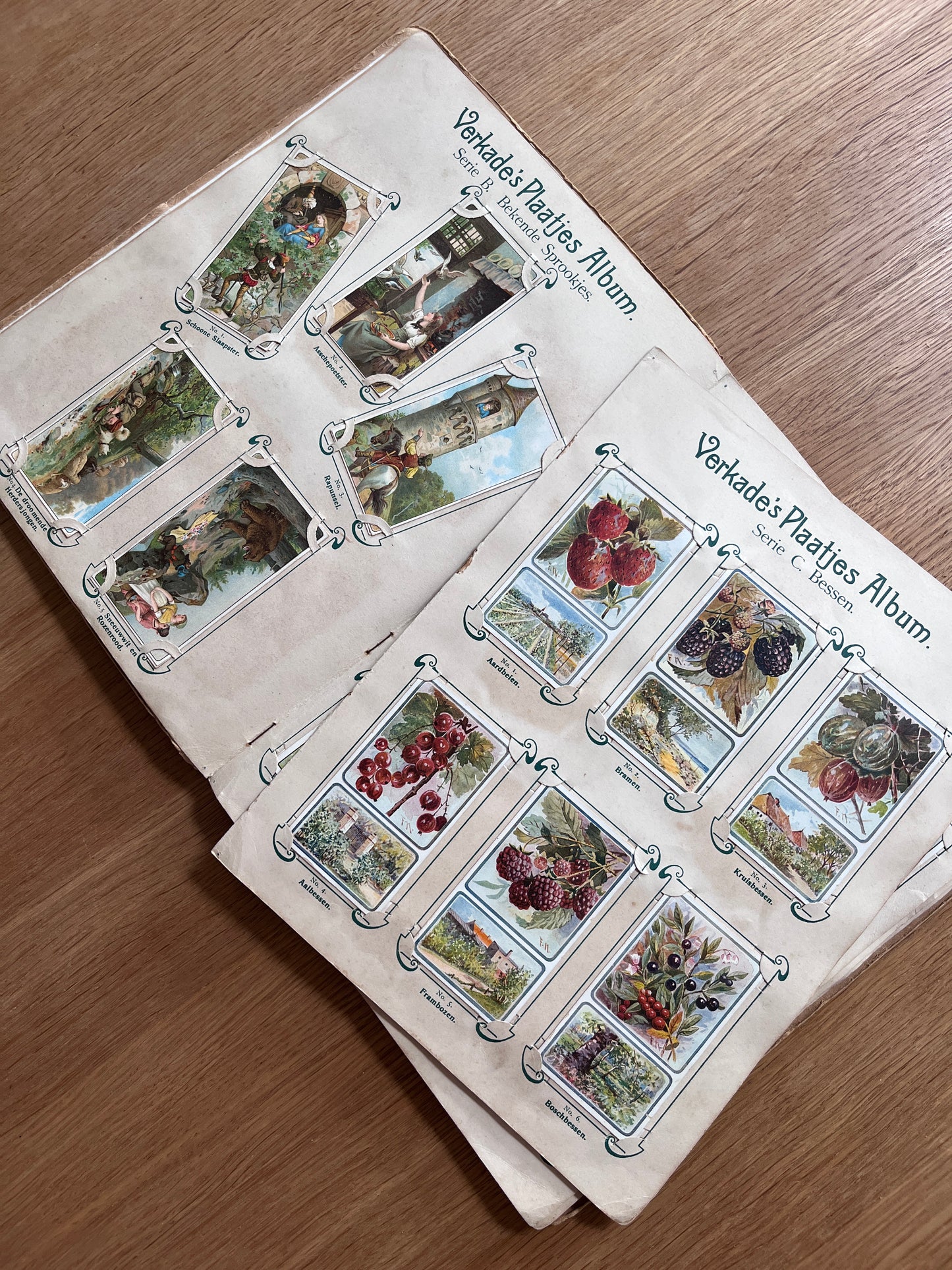Verkade Plaatjesalbum 1 serie A-X 1903 compleet