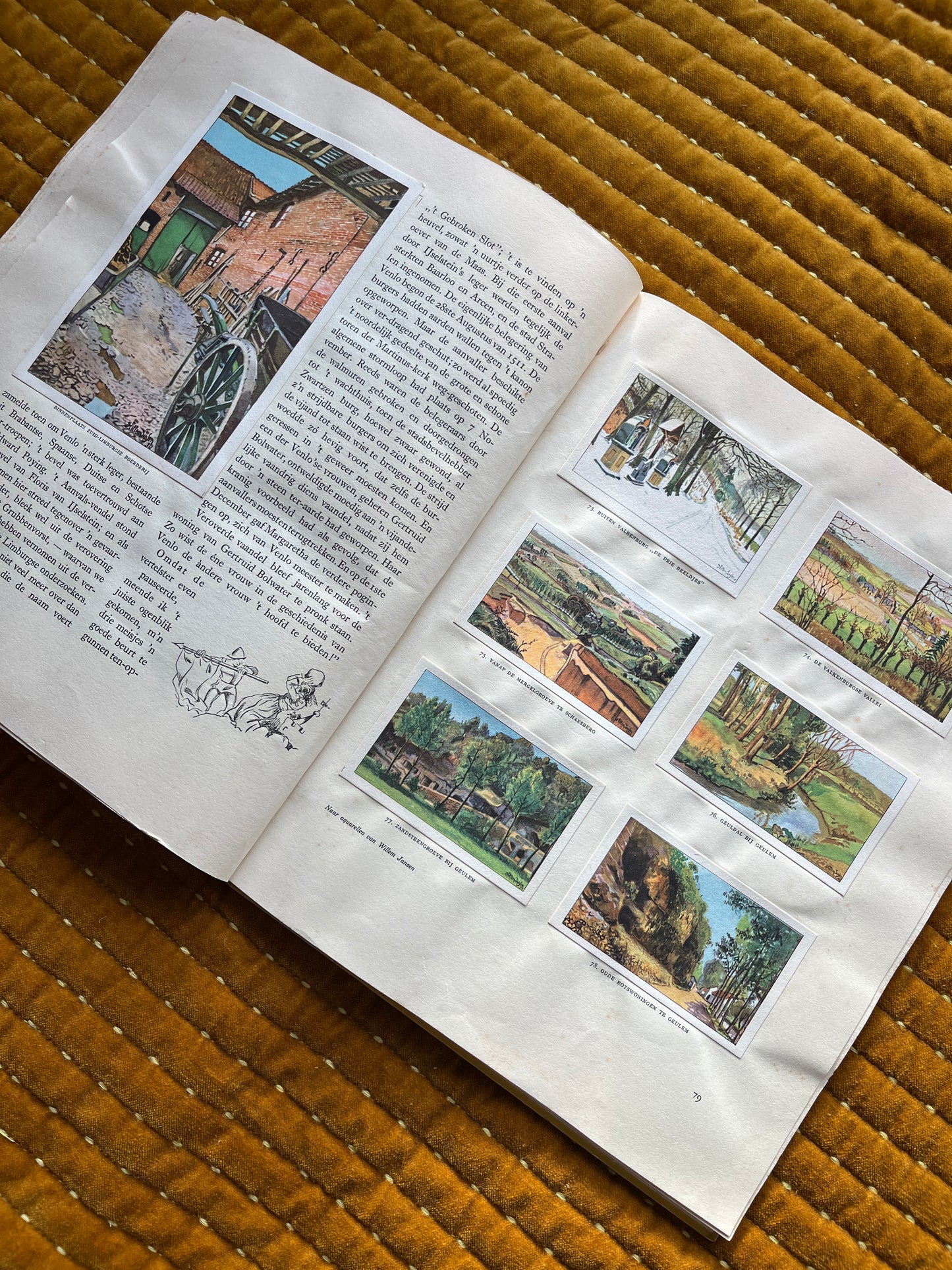 Zwerftochten door ons land Limburg Plaatjesalbum 1936