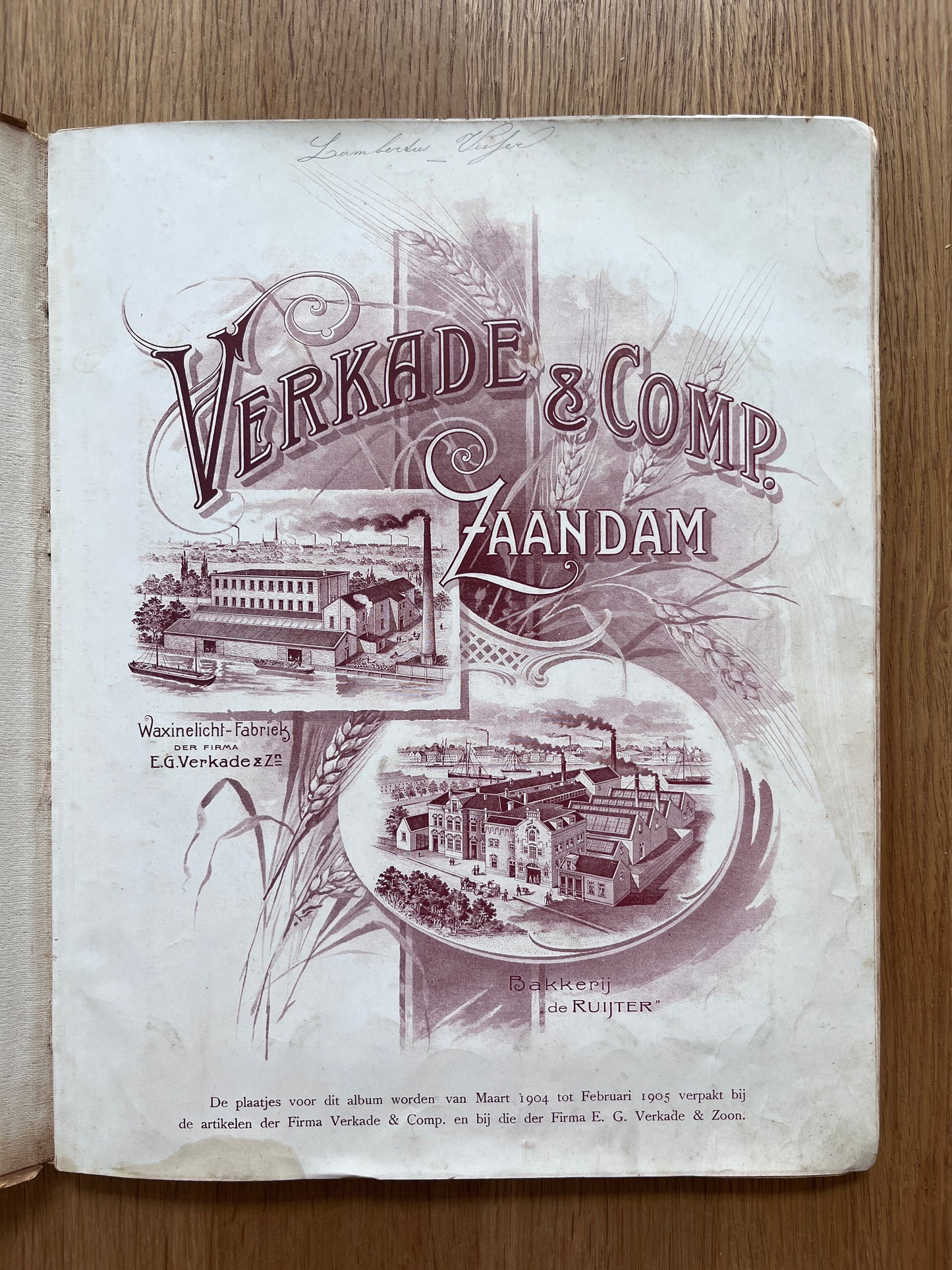 Verkade Plaatjesalbum 2 serie 25-48 1904 compleet #6