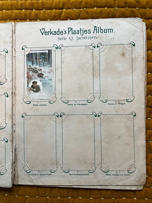Verkade Bilderalbum 1 (1903) lose Bilder Serie Q Jagdtypen
