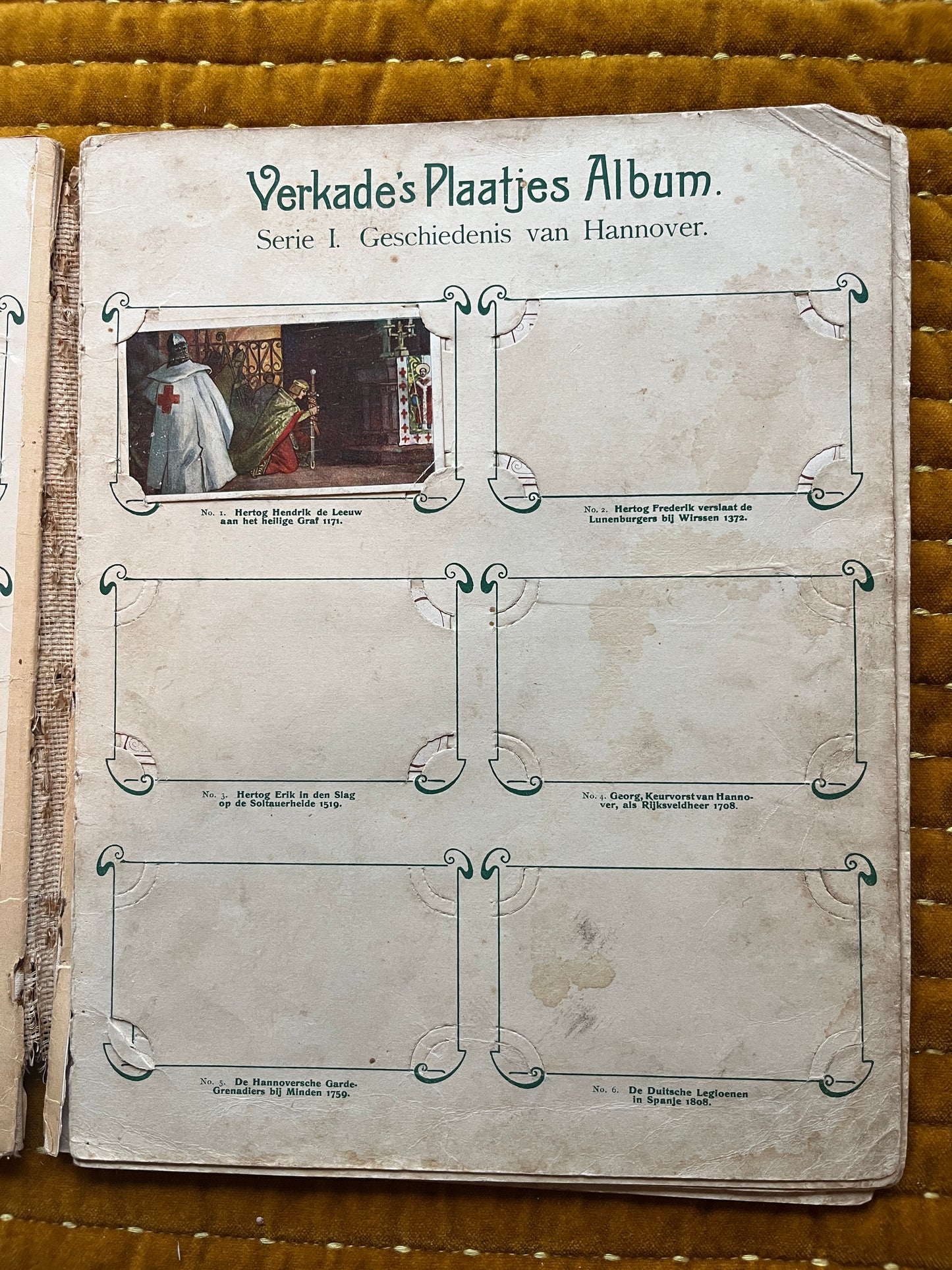 Verkade Bildalbum 1 (1903) Lose Bilder Serie I Geschichte von Hannover