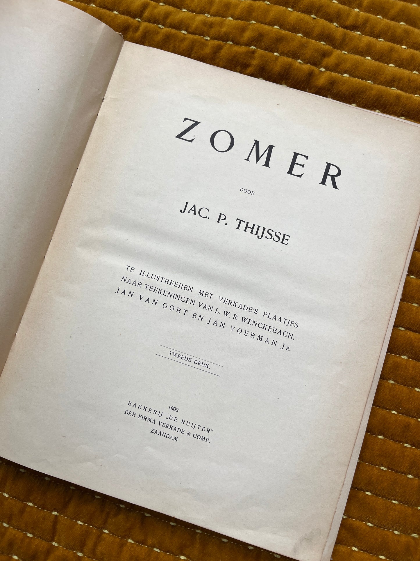 Zomer Verkade Plaatjesalbum 1908 (tweede druk)