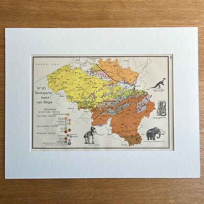 Geologische kaart van België 1939