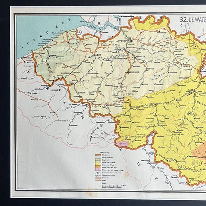 The waterways in Belgium 1939