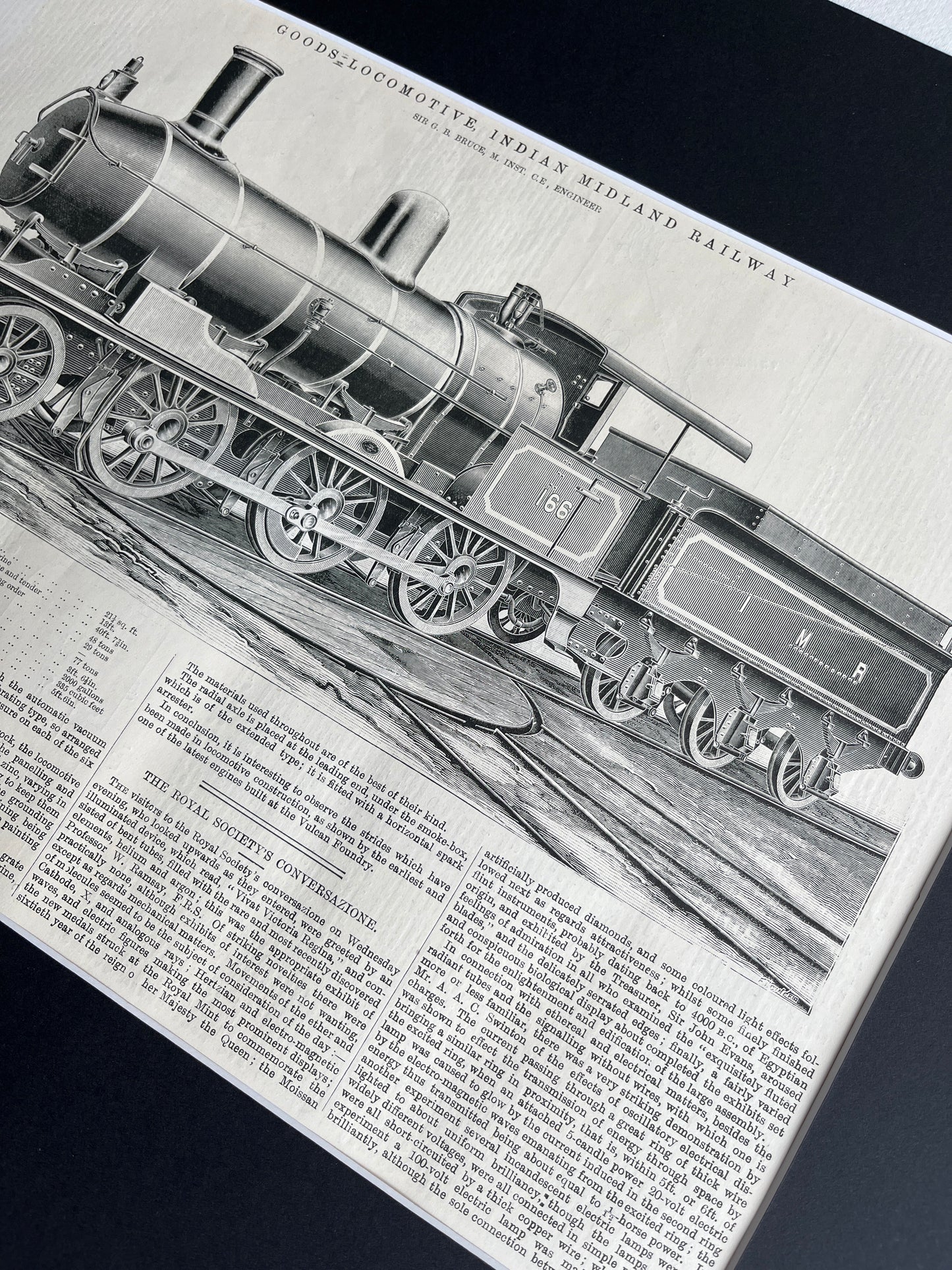 Goods locomotive prent uit The Engineer uit 1897