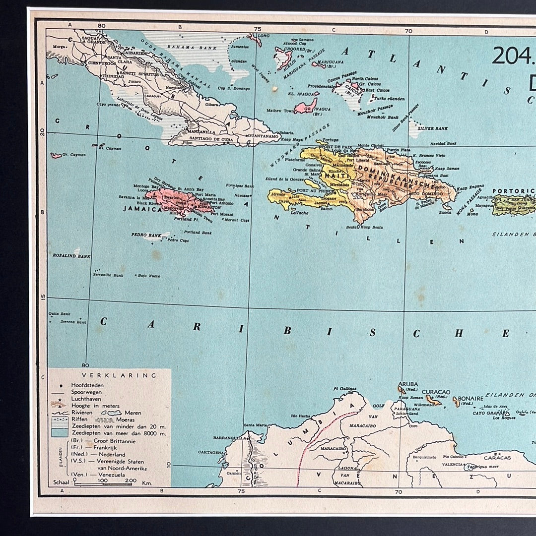 Jamaica, Haïti, Dominicaanse Republiek en Portorico 1939
