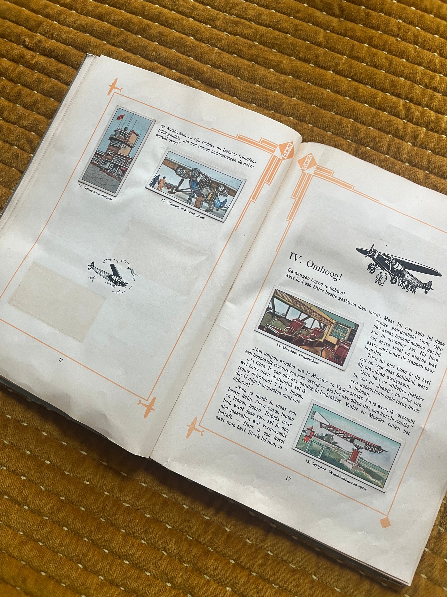 Langs den luchtweg van Amsterdam naar Batavia plaatjesalbum 1933