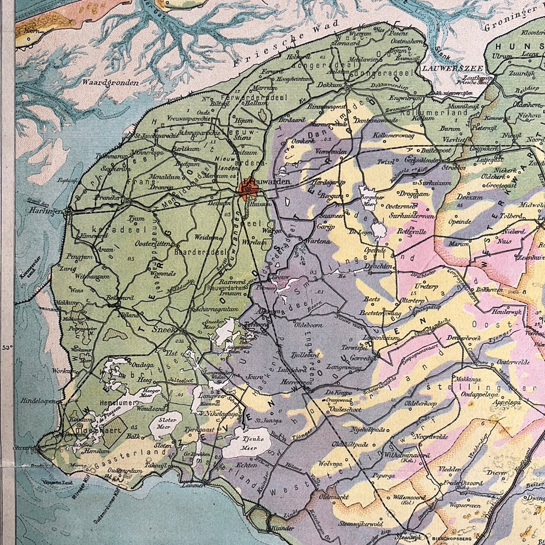 Groningen, Friesland, Drente en Overijssel 1932
