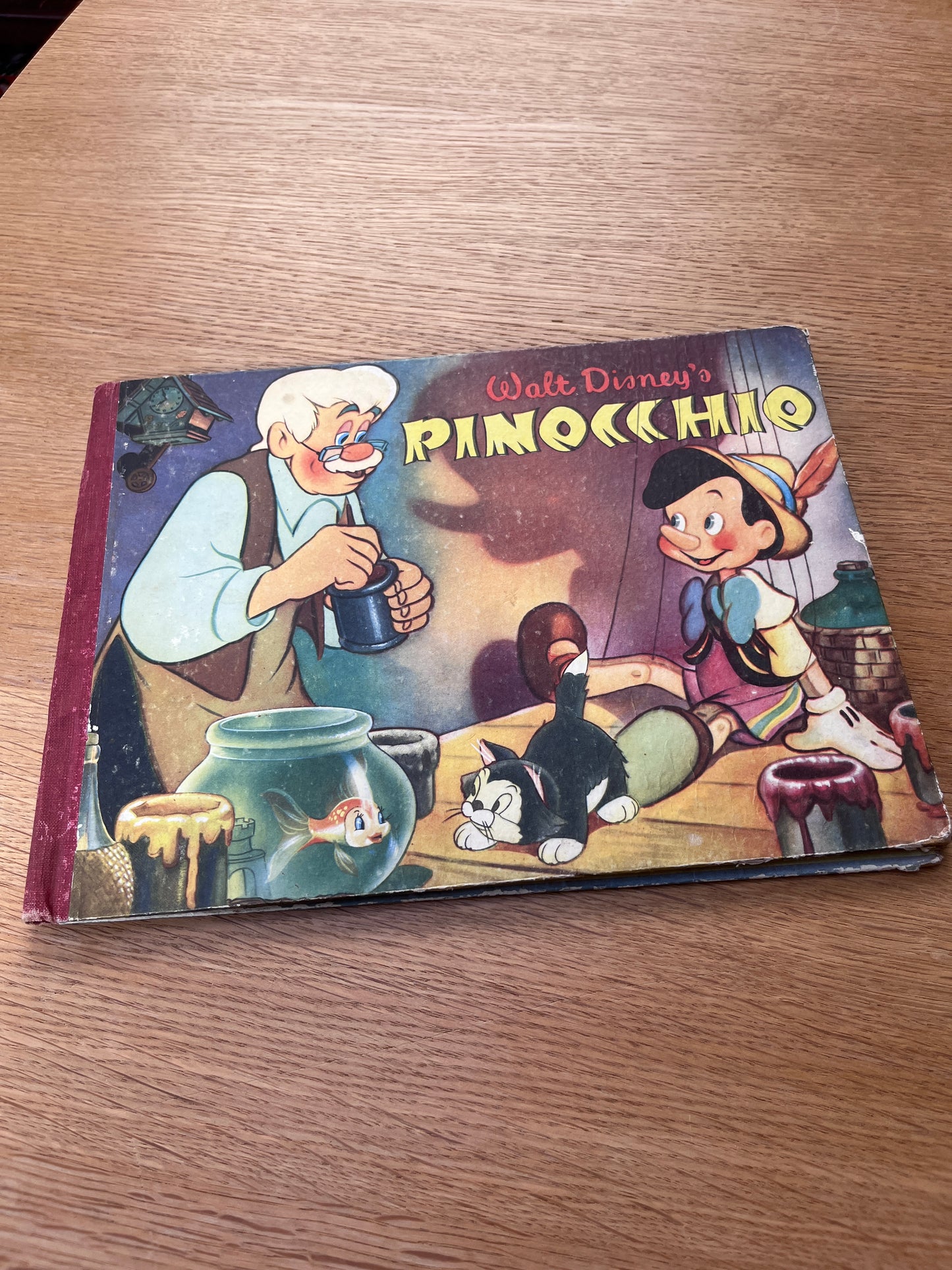 Plaatjesalbum Pinocchio 1952