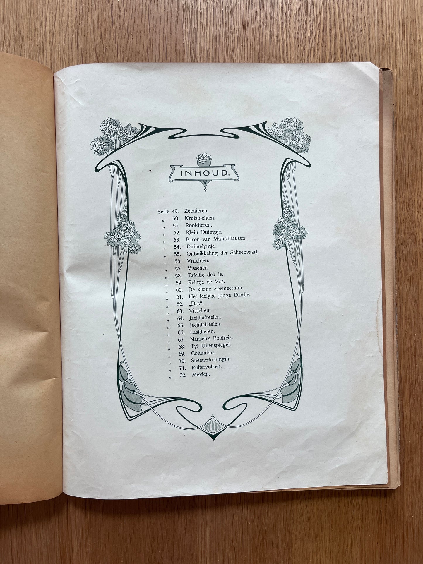Verkade Plaatjesalbum 3 serie 49-72 1905 compleet #4