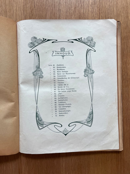 Verkade Plaatjesalbum 3 serie 49-72 1905 compleet #4