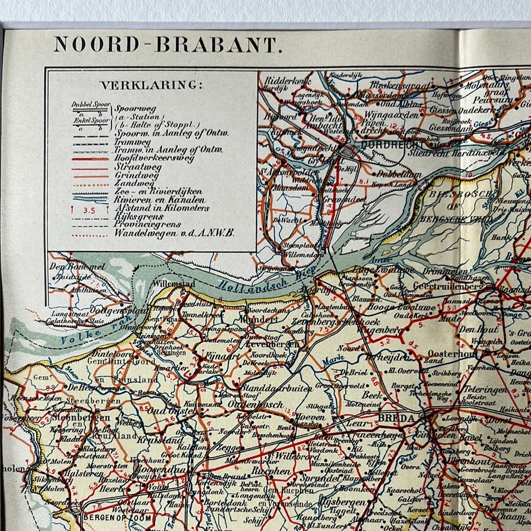 Noord-Brabant 1924 (Sleeswijk's Atlas)