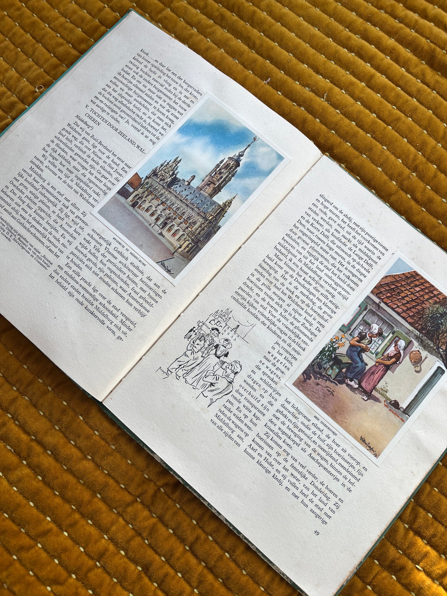 Zwerftochten door ons land Noord-Brabant en Zeeland Plaatjesalbum 1938