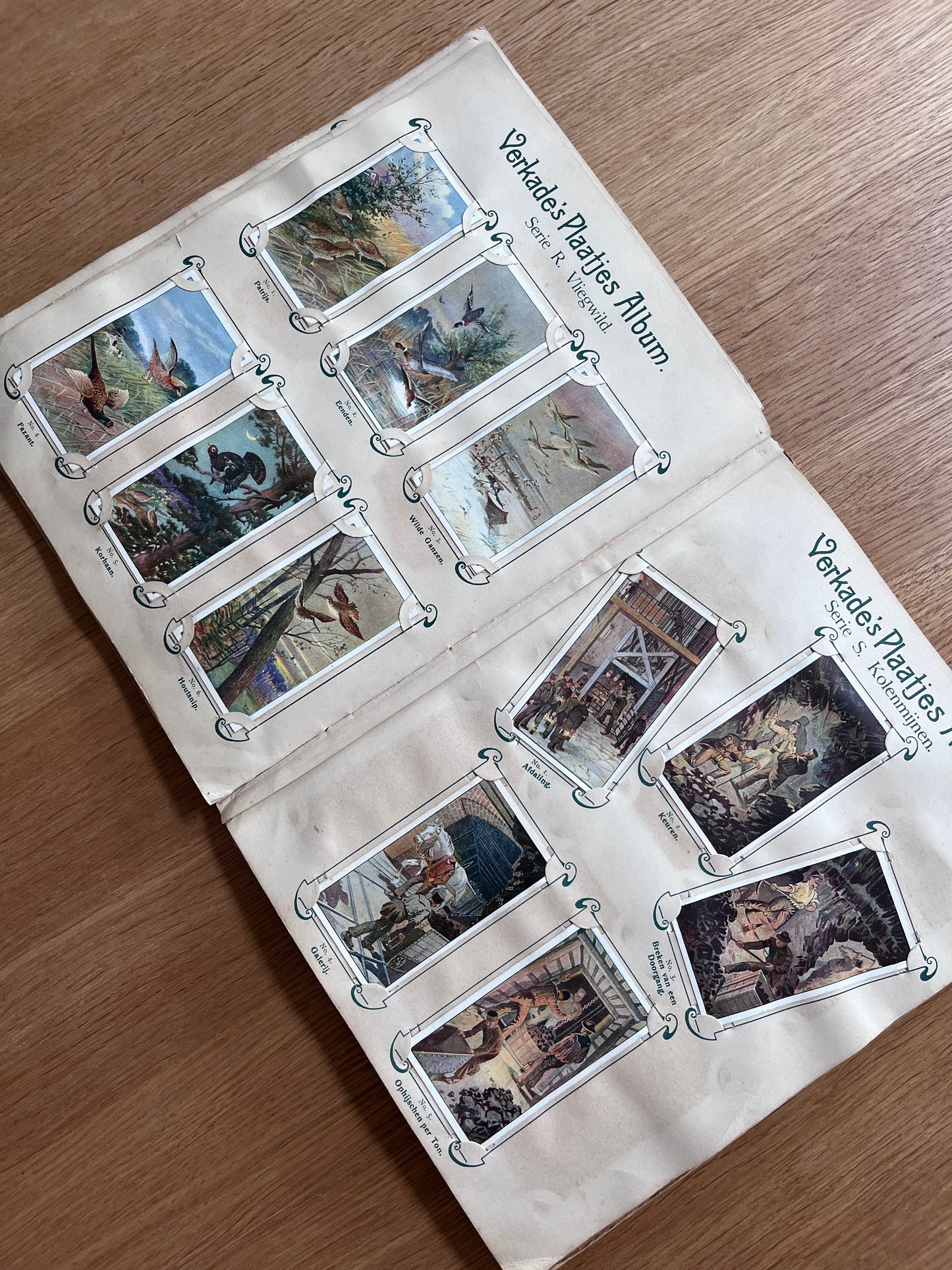 Verkade Plaatjesalbum 1 serie A-X 1903 compleet