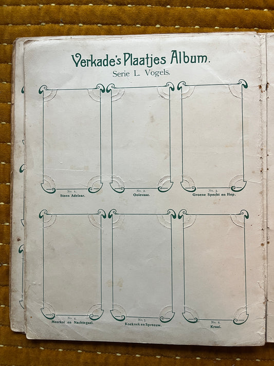 Verkade Bilderalbum 1 (1903) Lose Bilder Serie L Vögel
