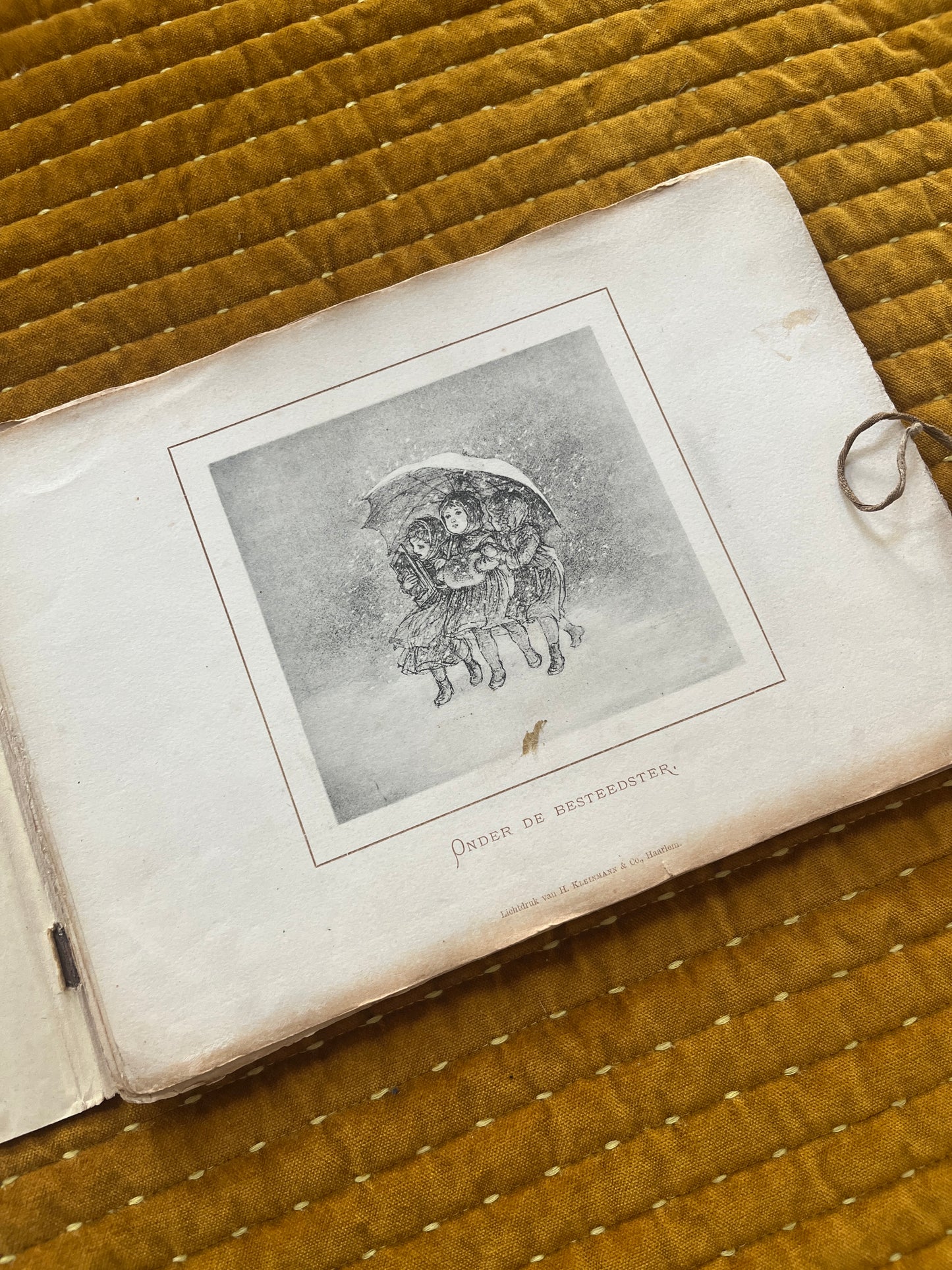 Antiek Schetsboek met prenten