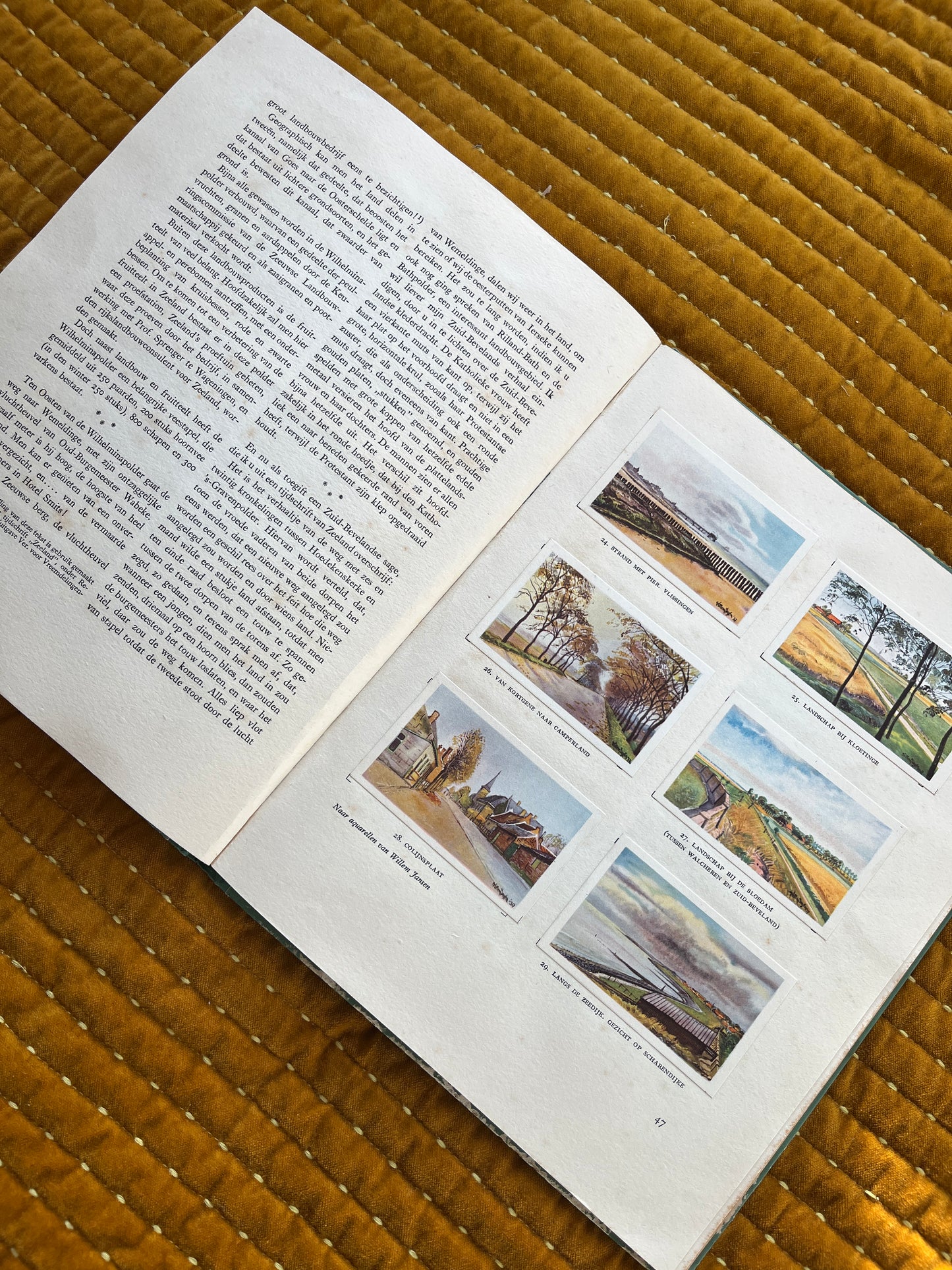 Zwerftochten door ons land Noord-Brabant en Zeeland Plaatjesalbum 1938