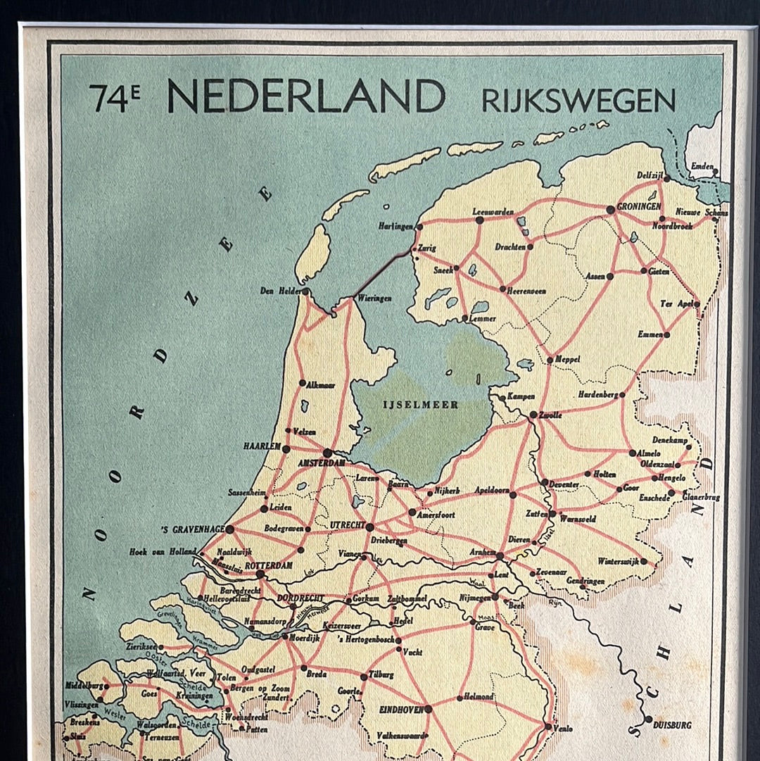 Nederland rijkswegen 1939