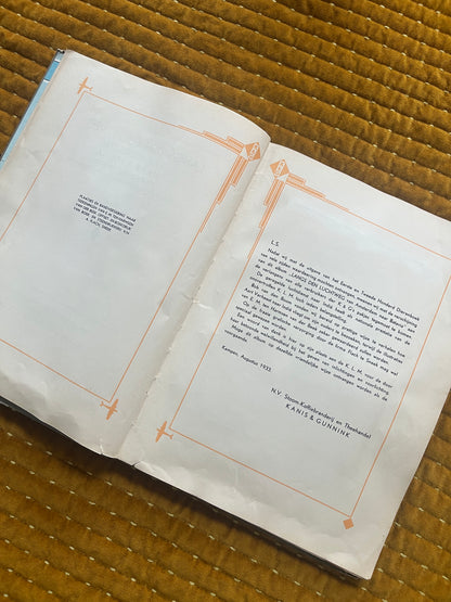 Langs den luchtweg van Amsterdam naar Batavia plaatjesalbum 1933