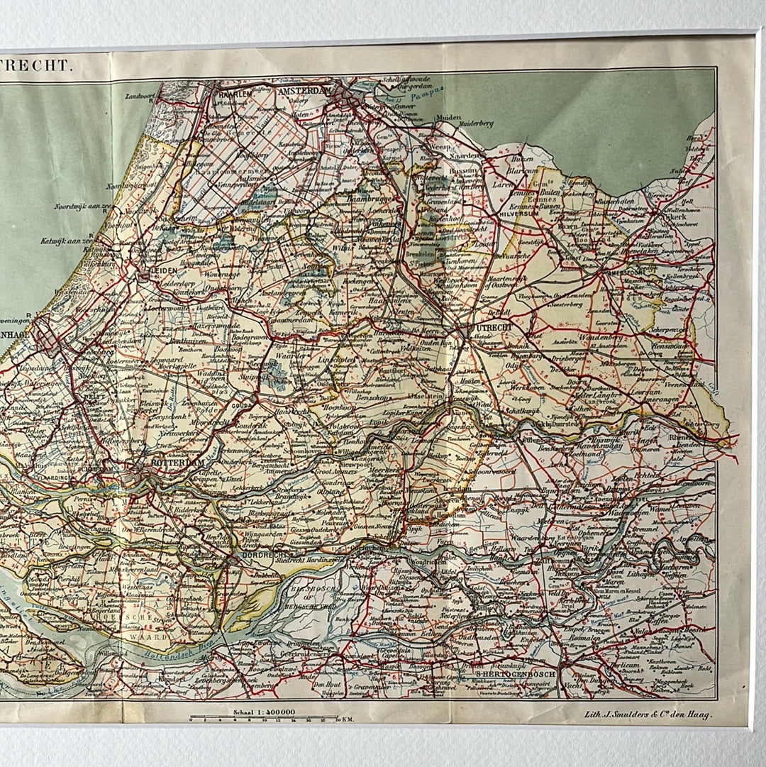 South Holland and Utrecht 1924 (Schleswig's Atlas)