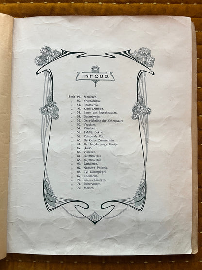 Verkade Picture Album 3 series 49-72 1905 complete