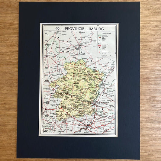 Province of Limburg Belgium 1939