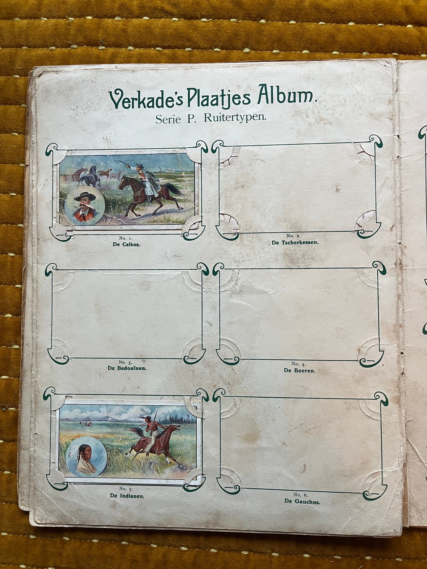 Verkade Bilderalbum 1 (1903) Lose Bilder Serie P Pferdetypen